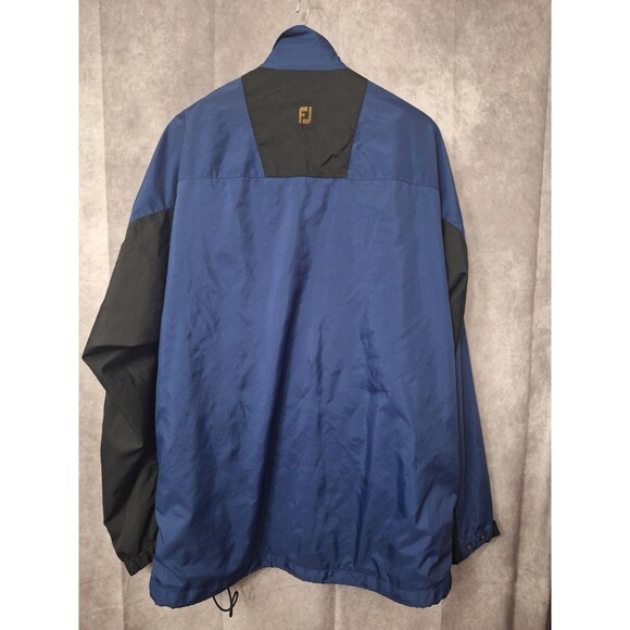 Footjoy Dryjoys Performance Light Jacket Men's Medium Blue Outdoor Moisture Wick - Picture 4 of 16